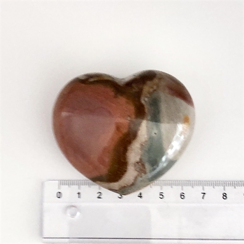 Jaspis Imperial Hjerte 7 cm